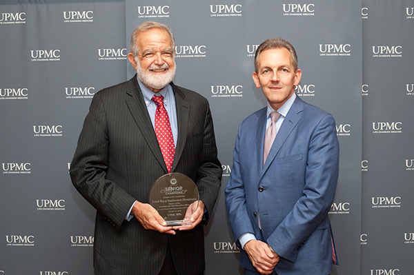 Community champion Robert Nelkin with Robert DeMichiei